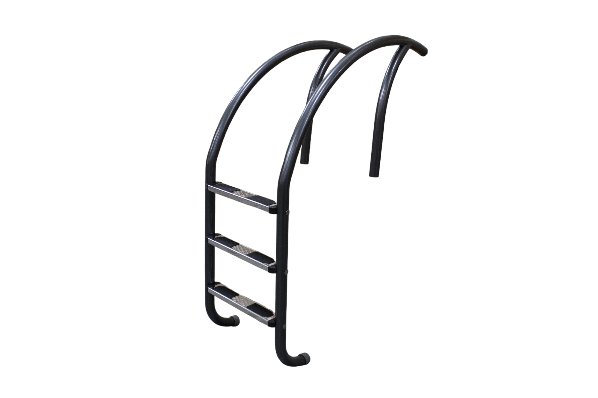 Modern 3 Step Ladder Silver Vein - GLOBAL POOL PRODUCTS